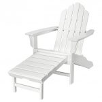 Hanover All-Weather Contoured Adirondack Chair WithHideaway .