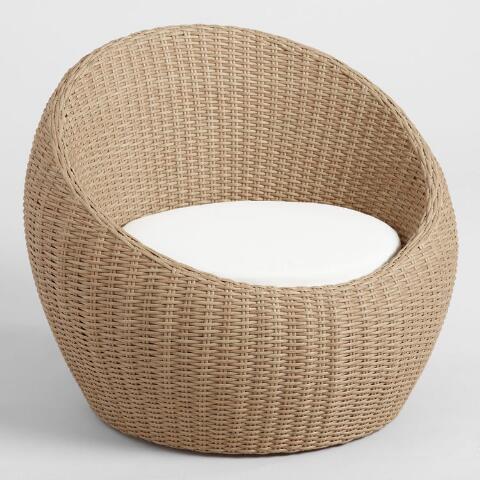 All Weather Wicker Vilamoura Outdoor Occasional Egg Chair | World .