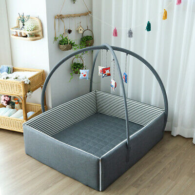 Baby bumper bed (Charcoal). | eB