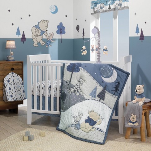 Lambs & Ivy Disney Baby Nursery Crib Bedding Set - Forever Pooh .