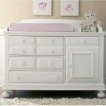 Creations Baby Summers Evening Combo Dresser in Rubbed White .