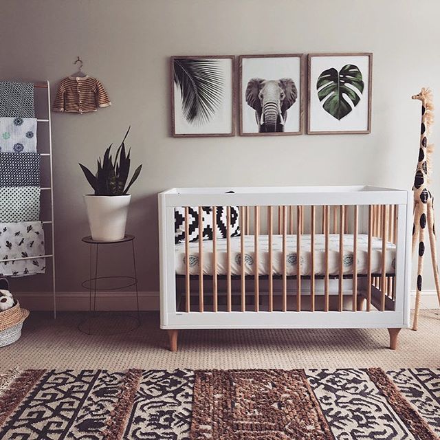 Welcome to the jungle (nursery)! We're digging this modern take on .