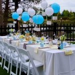 Backyard Barbeque | Backyard baby shower decorations, Outdoor baby .