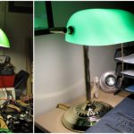 The Banker's lamp: Green desk lamps with an iconic design - Walls .