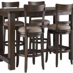 Drewing Bar Table with Four Stools | The Furniture Ma