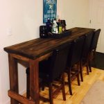 8ft long bar table & chairs (With images) | High top table kitchen .
