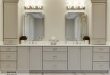 Casual Dove Gray Painted Bathroom Cabinets - Ome