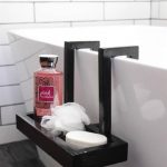 Build this beautiful modern bath caddy for your freestanding tub .
