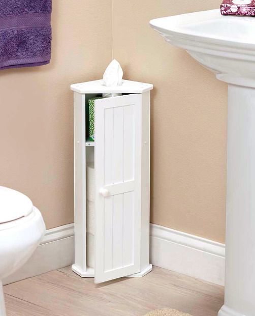 This Small Corner Cabinet for Bathroom is designed to hold extra .