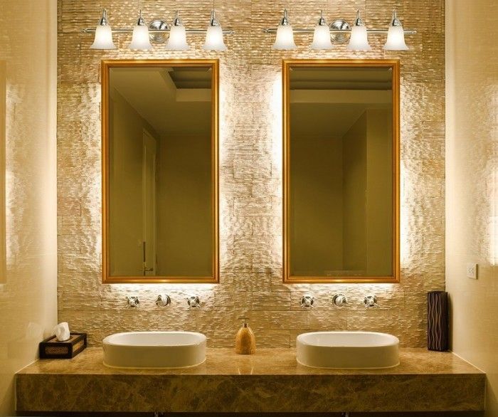 Bathroom Lighting Fixtures Over Mirror for double sink and mirrors .