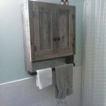 Reclaimed pallet wood bathroom wall cabinet (With images .