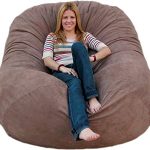Amazon.com: Cozy Sack 6-Feet Bean Bag Chair, Large, Earth: Kitchen .
