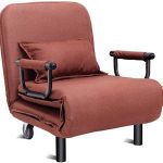 Amazon.com: Giantex 26.5" Convertible Sofa Bed Folding Arm Chair .