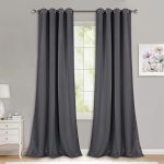 Amazon.com: NICETOWN Bedroom Blackout Curtains Panels - (52 inches .