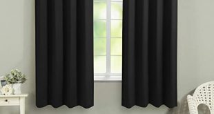 Amazon.com: VEEYOO Bedroom Blackout Curtains Panels Grommet .
