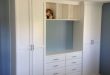 Closet and TV Cabinet for the Bedroom. Cute! | Diseño de closet .