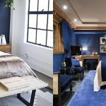 Top 50 Best Navy Blue Bedroom Design Ideas - Calming Wall Colo