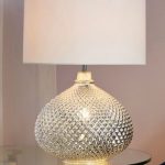Large Glamour Table Lamp | Bedside table lamps, Side table lamps .