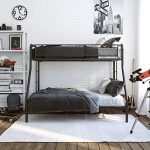 Amazon.com: DHP Rockstar Metal Bunk Bed Frame, Sturdy Metal Design .