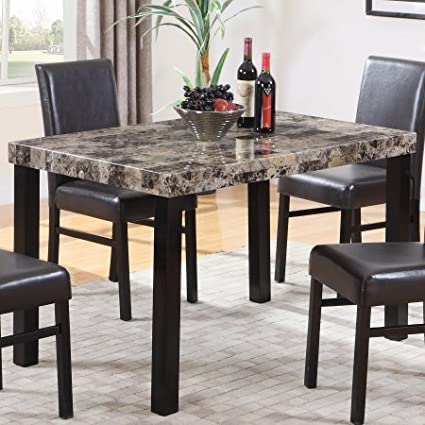 Amazon.com - Best Master Furniture Britney Dining Table Only .