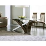 Glass Top Dining Tables With Wood Base for 2020 - Ideas on Fot