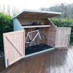 Great idea, a bike shed at the top of our driveway to ge the bikes .