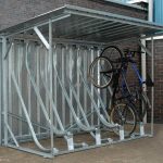 Bicycle storage shed |
