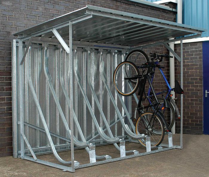 Bicycle storage shed |
