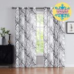 Amazon.com: Fmfunctex Black White Sheer Curtains for Living-Room .