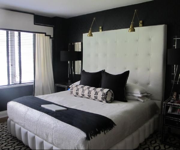 APT | White headboard, Modern bedroom interior, Bedroom interi