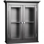 Black Bathroom Wall Cabinet Over Toilet Storage Cabinet Wall Mount .