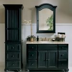 Black is the New Black | Black cabinets bathroom, Black vanity .