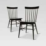 Set Of 2 Windsor Dining Chair Black - Threshold™ : Targ