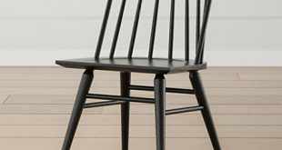 Paton Black Oak Windsor Dining Chair + Reviews | Crate and Barr