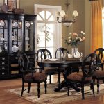 2018 black dining room furniture ideal for stylish dining rooms .