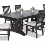 Sanctuary 7 Piece Dining Set with Slat Chairs | Bobs.c