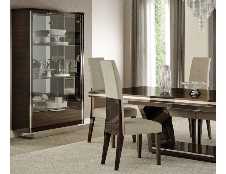 Giorgio Bell Modern Dining Table Set in 2020 | Black dining room .