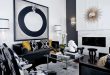 20 Attractive Black Sofa Living Room | Home Design Lov