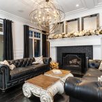 20 Attractive Black Sofa Living Room | Home Design Lov