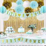 Amazon.com: Baby Shower Decorations for Boy Blue Baby Shower It's .