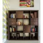 Designer Wooden Bookshelf at Rs 600 /square feet | लकड़ी के .