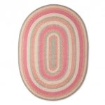 Pink Braided Area Rug (5'x7') - Pillowfort™ : Targ