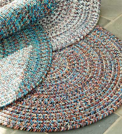 Braiding rugs became close to an art form, and going above the .