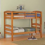 Amazon.com: Twin over Twin Wood Bunk Bed, Pine Finish: Kitchen .
