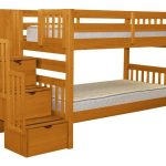 Bunk Beds Twin Stairway Honey $629 | Bunk Bed Ki