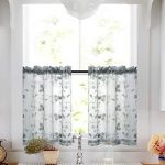 Amazon.com: Tier Curtains 24 Inch Length Kitchen Cafe Floral .