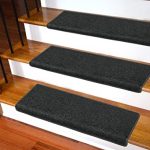 Carpet Stair Treads - Non-Slip Bullnose Carpet for Stairs - Indoor .