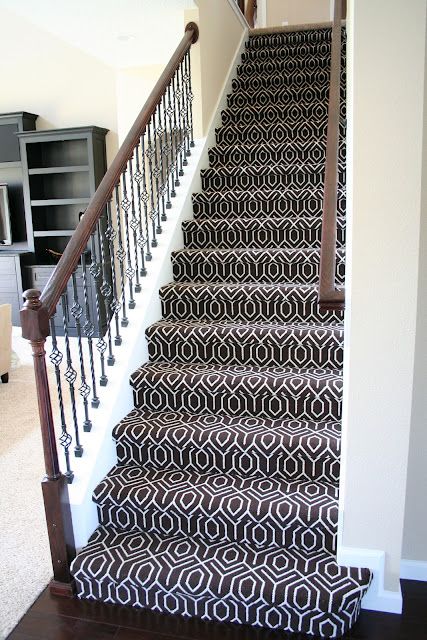 Stair carpet | Carpet staircase, Patterned stair carpet, Stairway .