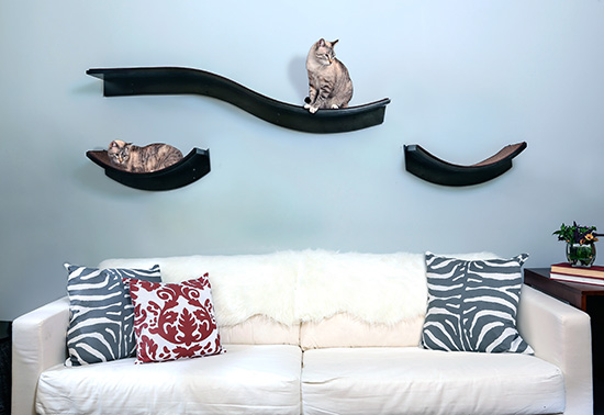 NEW! Lotus Cat Shelves from The Refined Feline • hauspanth