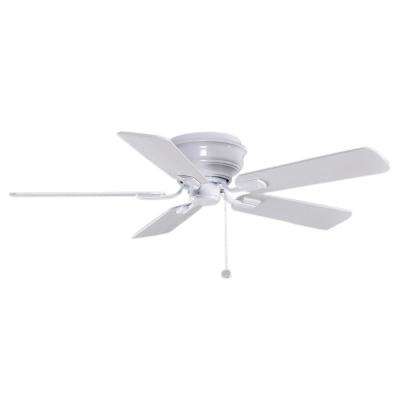5 Blades - Dry Rated - Hampton Bay - Ceiling Fans Without Lights .